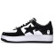 Кроссовки женские A Bathing Ape Bape Sta Patent Black White