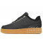 Кроссовки женские Nike Air Force 1 Winter Black Yellow Nubuck