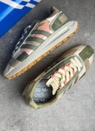 Кроссовки Adidas Retropy E5 Green Brown живое фото 2